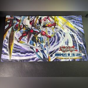 Yugioh TCG Judgment of the Light Sneak Peak Playmat Mat Great Condition
